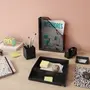 ORGANIZADOR DE MESA GAVETAS DUPLO AESTHETIC - PRETO - Foto 7