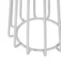 MESA LATERAL BAIXA REDONDA 50 CM JAYS - BRANCO/BRANCO - Foto 3