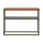 MESA LATERAL 70 CM X 25 CM SHELVES - MUSGO/NOZES - Foto 1