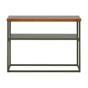 MESA LATERAL 70 CM X 25 CM SHELVES - MUSGO/NOZES - Foto 1