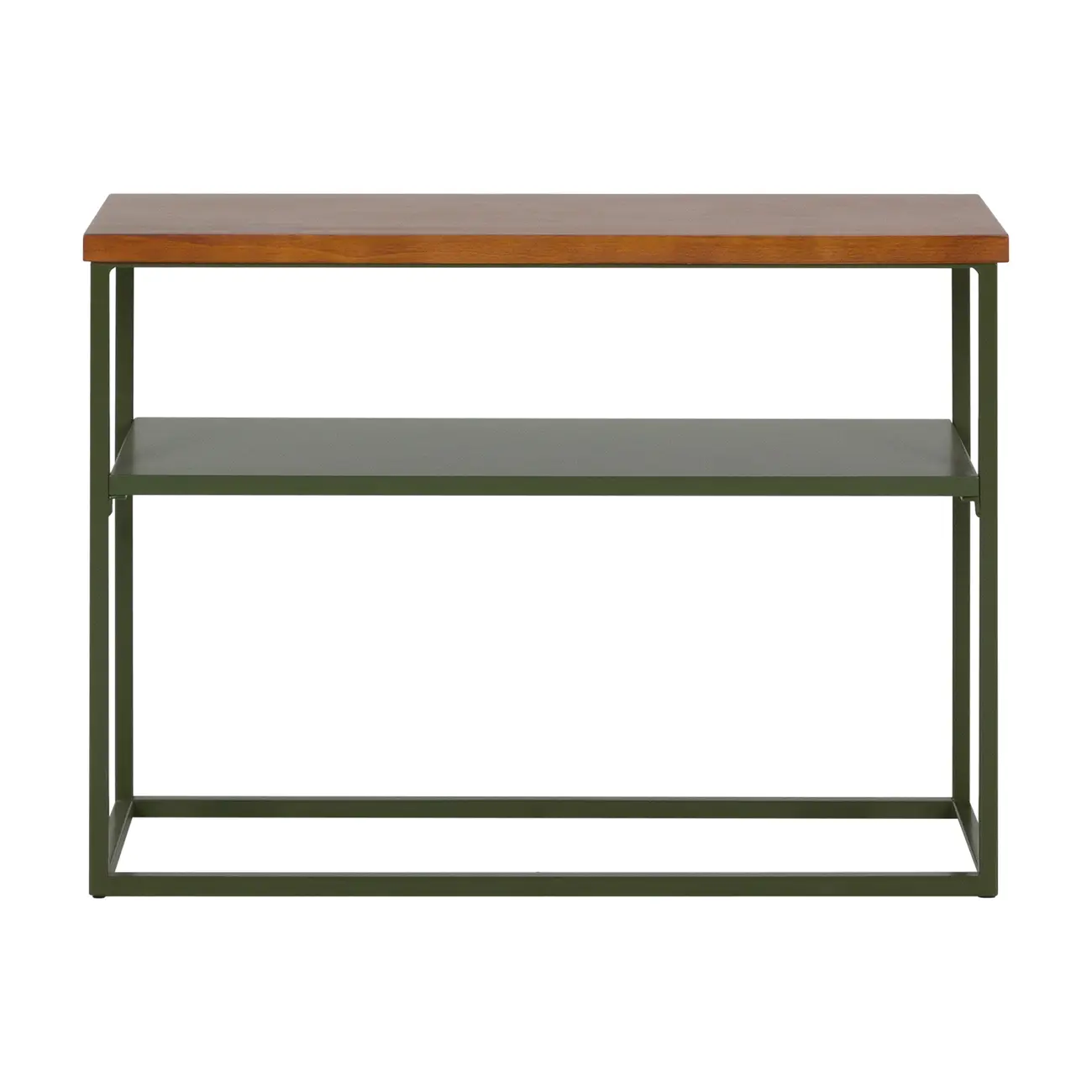 MESA LATERAL 70 CM X 25 CM SHELVES - MUSGO/NOZES - Foto 1