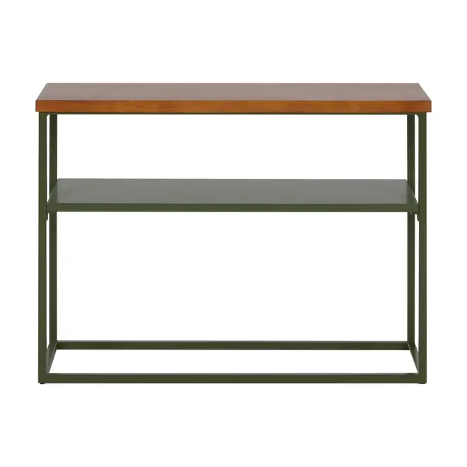MESA LATERAL 70 CM X 25 CM SHELVES - MUSGO/NOZES - Foto 1