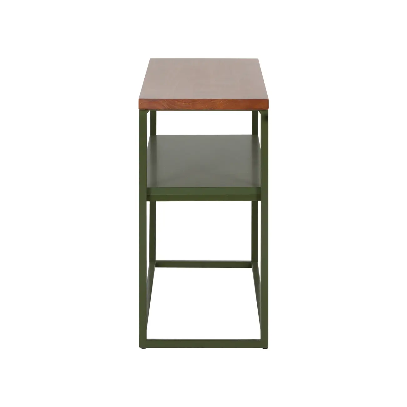 MESA LATERAL 70 CM X 25 CM SHELVES - MUSGO/NOZES - Foto 3