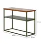 MESA LATERAL 70 CM X 25 CM SHELVES - MUSGO/NOZES - Foto 6