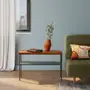 MESA LATERAL 70 CM X 25 CM SHELVES - MUSGO/NOZES - Foto 7