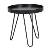 MESA LATERAL REDONDA 46 CM ALLDAY - PRETO/PRETO - Foto 2