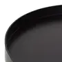 MESA LATERAL REDONDA 46 CM ALLDAY - PRETO/PRETO - Foto 4