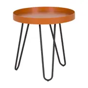 MESA LATERAL REDONDA 46 CM ALLDAY - PRETO/TERRACOTA - Foto 2