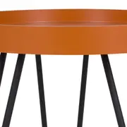 MESA LATERAL REDONDA 46 CM ALLDAY - PRETO/TERRACOTA - Foto 3