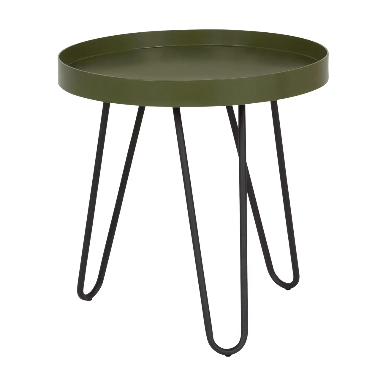 MESA LATERAL REDONDA 46 CM ALLDAY - PRETO/MUSGO - Foto 2