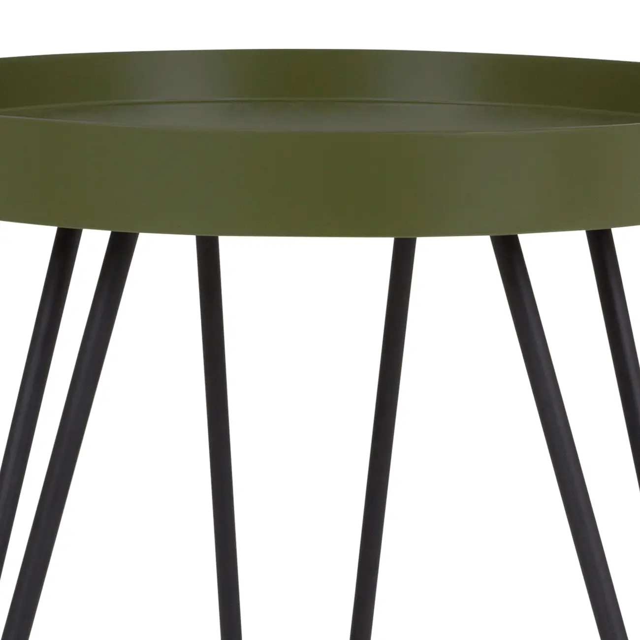 MESA LATERAL REDONDA 46 CM ALLDAY - PRETO/MUSGO - Foto 3