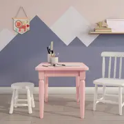 MESA INFANTIL 68 CM X 52 CM COUNTRY - ROSA CLARO - Foto 7