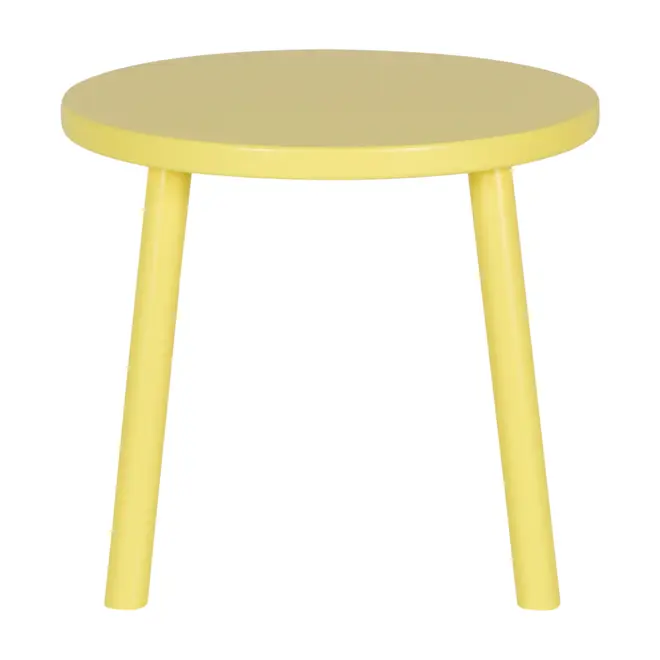 MESA INFANTIL REDONDA 60 CM VIK - LIMÃO SICILIANO - Foto 1