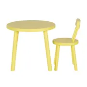 MESA INFANTIL REDONDA 60 CM VIK - LIMÃO SICILIANO - Foto 4