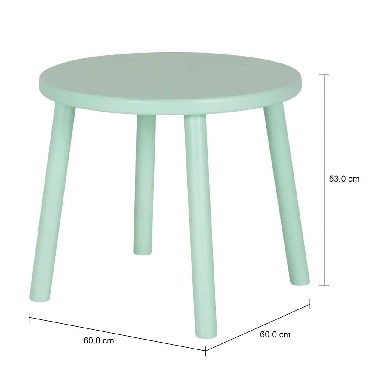 MESA INFANTIL REDONDA 60 CM VIK - SORBET DE MENTA - Foto 5