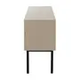 BUFFET 3 PORTAS/1 GAVETA 1,40 M X 40 CM BARTÔ - CAMELO/PRETO - Foto 5