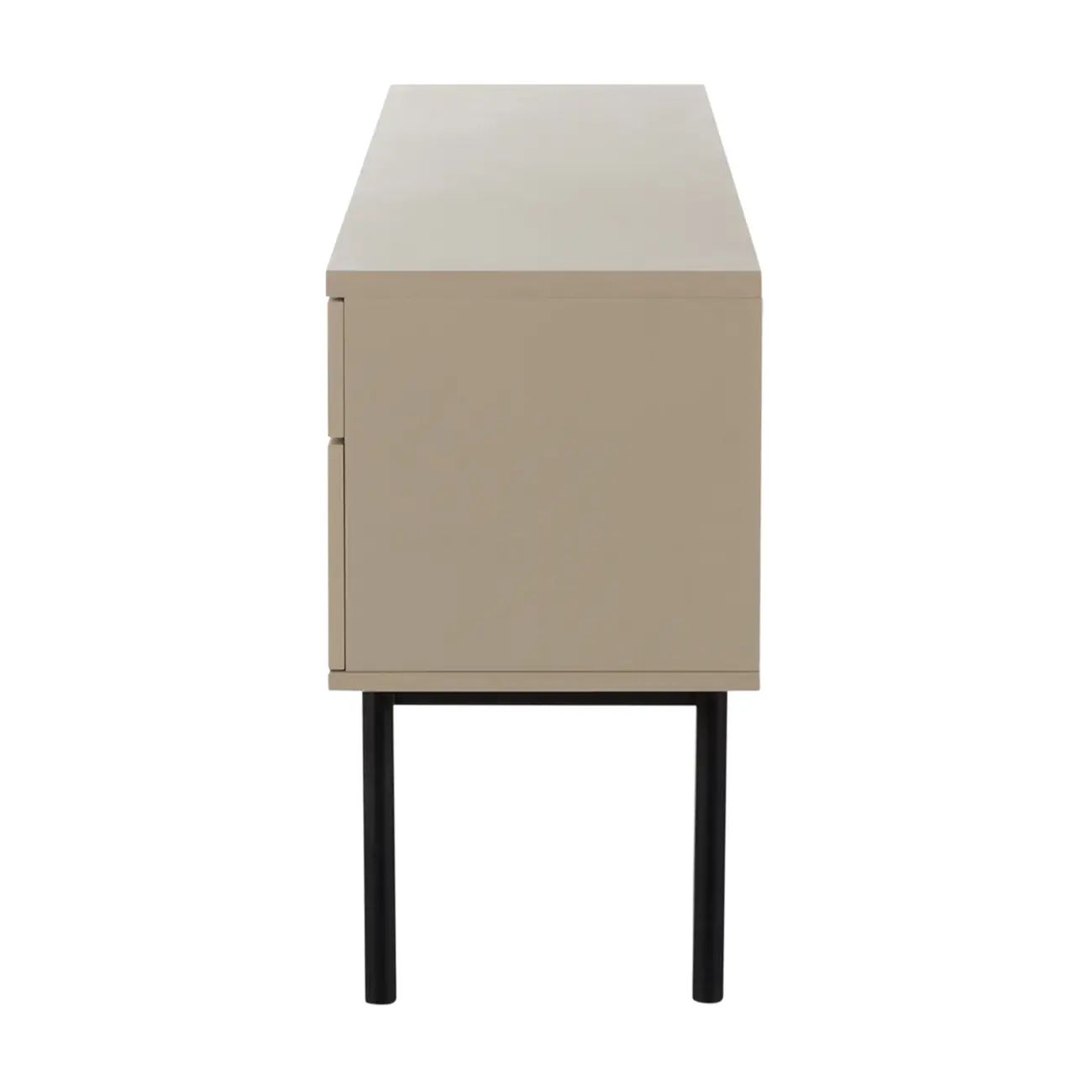 BUFFET 3 PORTAS/1 GAVETA 1,40 M X 40 CM BARTÔ - CAMELO/PRETO - Foto 5
