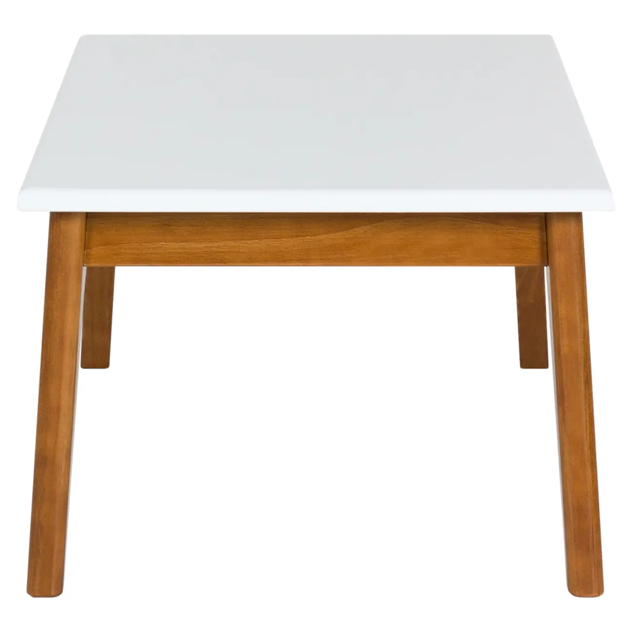 MESA DE CENTRO 90 CM X 50 CM ADAMS - NOZES/BRANCO - Foto 3
