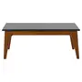 NOZES/PRETO - MESA DE CENTRO 90 CM X 50 CM ADAMS