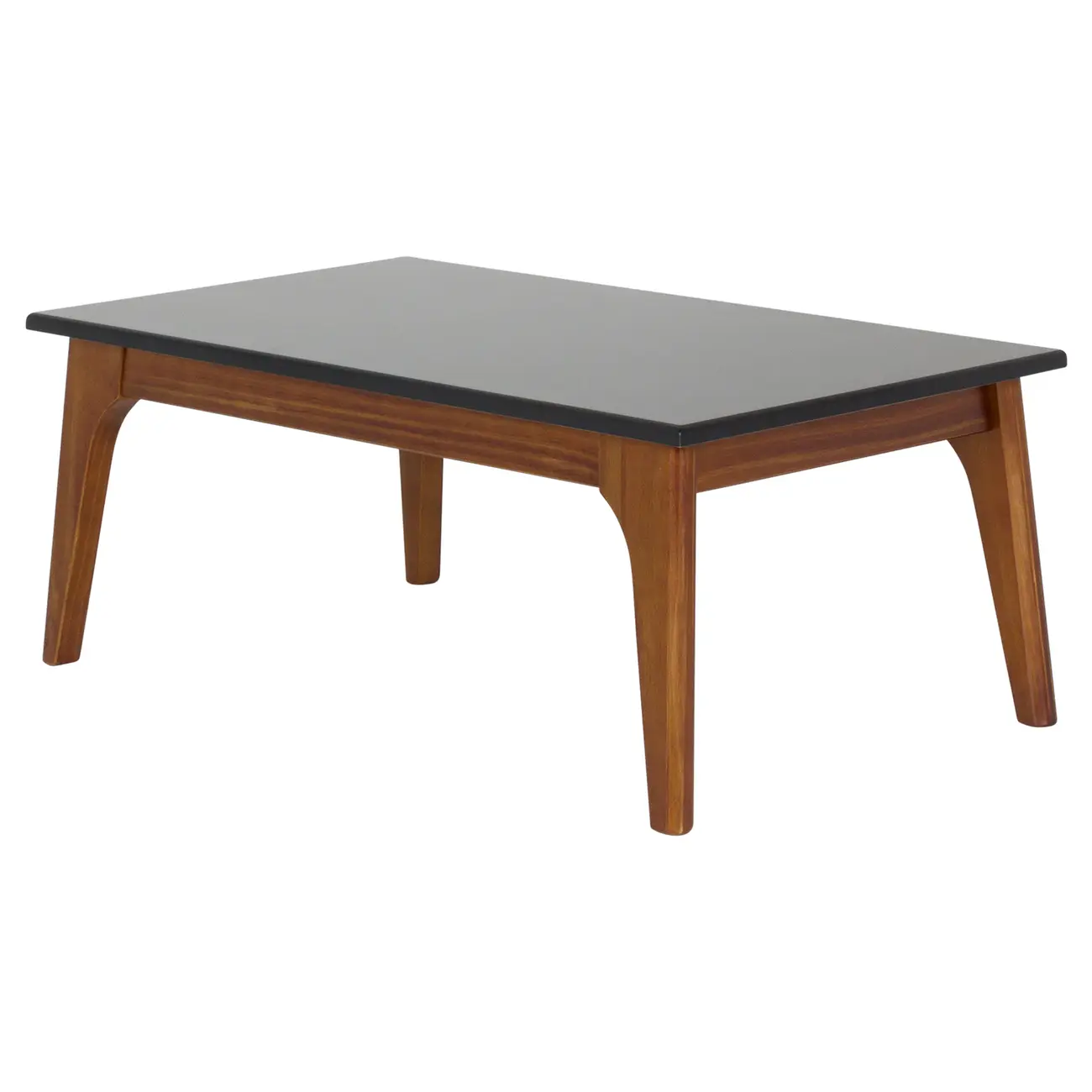MESA DE CENTRO 90 CM X 50 CM ADAMS - NOZES/PRETO - Foto 2