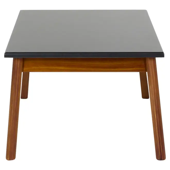 MESA DE CENTRO 90 CM X 50 CM ADAMS - NOZES/PRETO - Foto 3