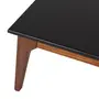MESA DE CENTRO 90 CM X 50 CM ADAMS - NOZES/PRETO - Foto 4