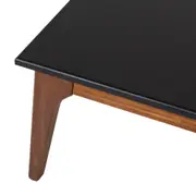 MESA DE CENTRO 90 CM X 50 CM ADAMS - NOZES/PRETO - Foto 4