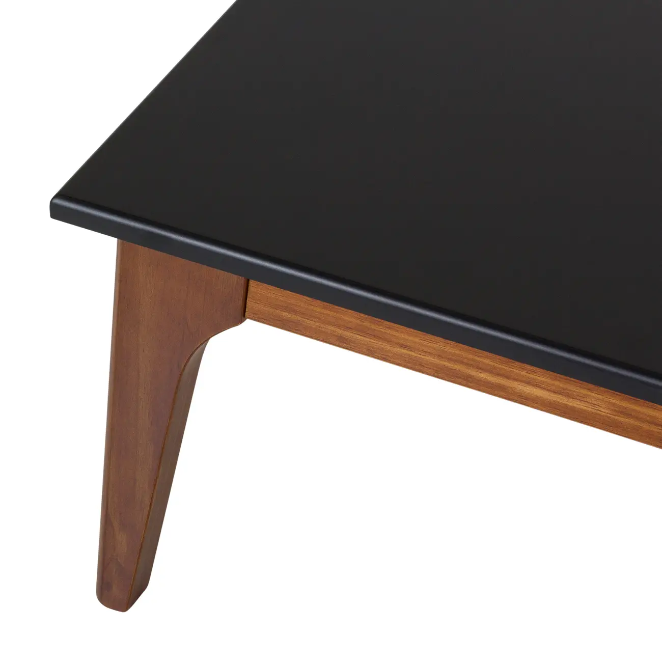 MESA DE CENTRO 90 CM X 50 CM ADAMS - NOZES/PRETO - Foto 4
