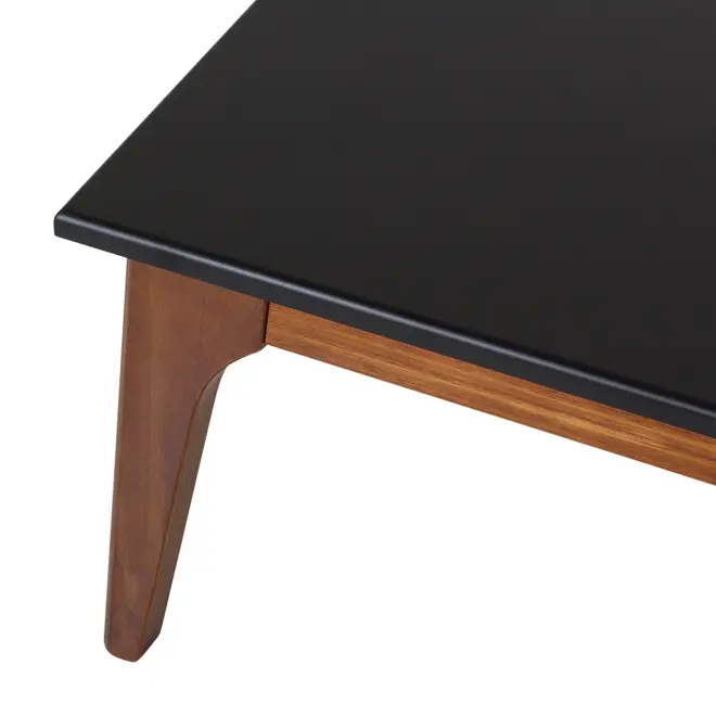 MESA DE CENTRO 90 CM X 50 CM ADAMS - NOZES/PRETO - Foto 4