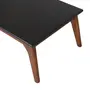 MESA DE CENTRO 90 CM X 50 CM ADAMS - NOZES/PRETO - Foto 5