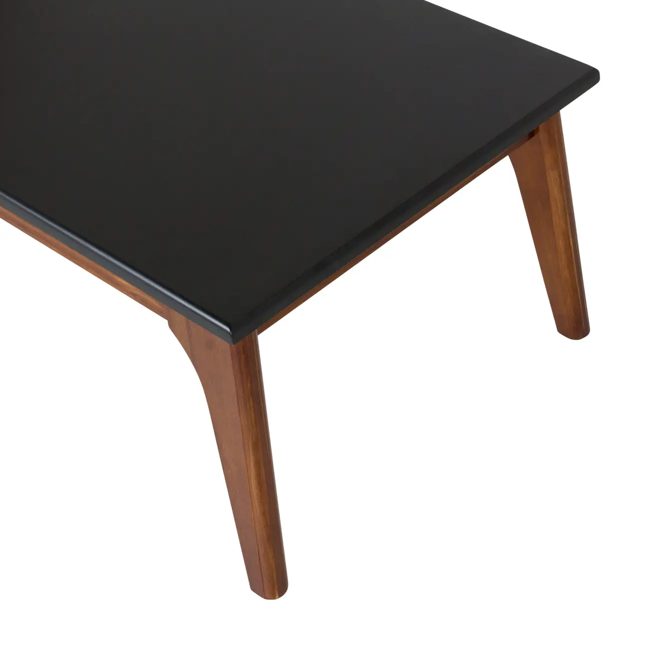 MESA DE CENTRO 90 CM X 50 CM ADAMS - NOZES/PRETO - Foto 5
