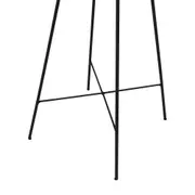 MESA LATERAL ALTA REDONDA 55 CM MID CENTURY - NOZES/PRETO - Foto 3