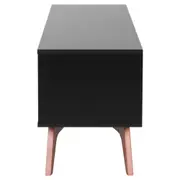 RACK 1 GAVETA 1,60 M X 40 CM ADAMS - PRETO/NOZES - Foto 4