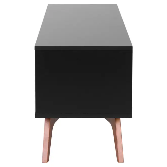 RACK 1 GAVETA 1,60 M X 40 CM ADAMS - PRETO/NOZES - Foto 4