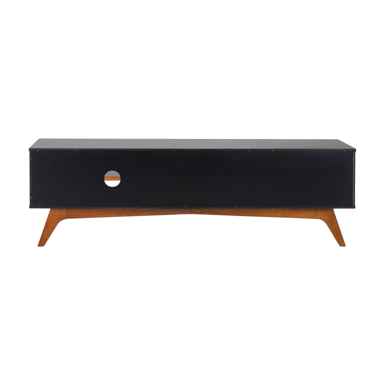 RACK 1 GAVETA 1,60 M X 40 CM ADAMS - PRETO/NOZES - Foto 5