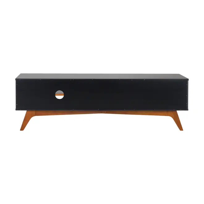 RACK 1 GAVETA 1,60 M X 40 CM ADAMS - PRETO/NOZES - Foto 5