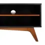 RACK 1 GAVETA 1,60 M X 40 CM ADAMS - PRETO/NOZES - Foto 7