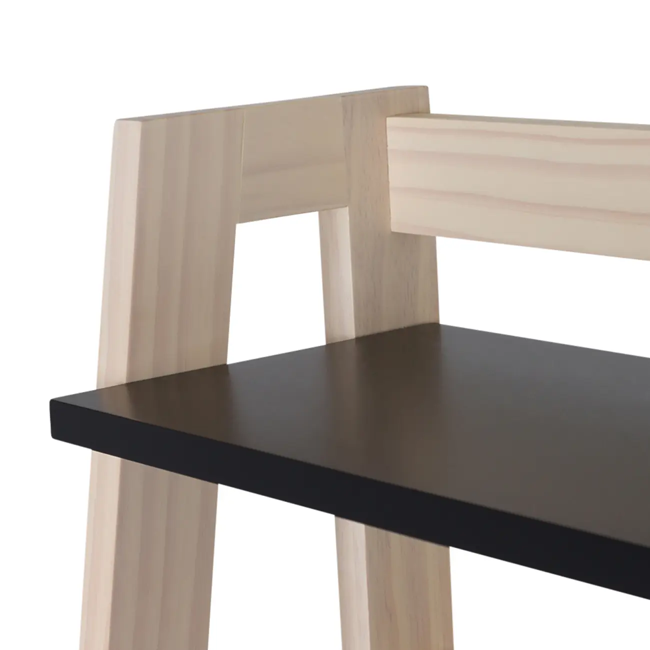 ESTANTE 64 CM X 1,42 M CAMÉLIA - NATURAL WASHED/PRETO - Foto 4