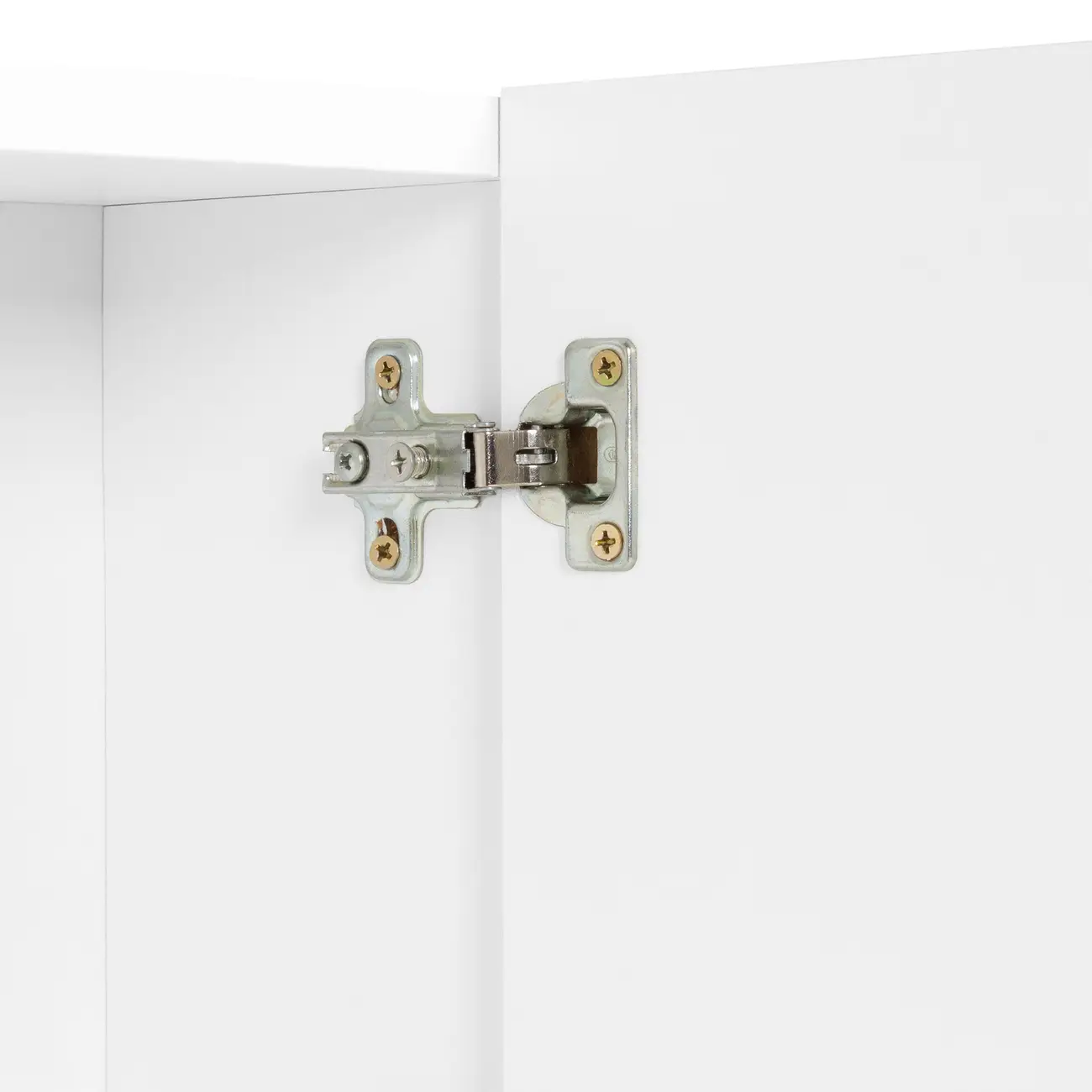 ARMÁRIO DE BANHEIRO COM ESPELHO E 2 PORTAS 77 CM LINED UP - BRANCO/PRATA - Foto 7