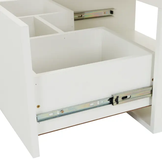 LINED UP GABINETE SUSPENSO C/ CUBA 1 GAVETA 80 CM - BRANCO - Foto 5