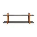 NOZES/PRETO - PRATELEIRA 35 CM X 1 M X 25 CM SKADA