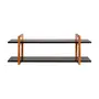 NOZES/PRETO - PRATELEIRA 35 CM X 1 M X 25 CM SKADA
