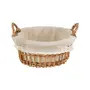 CESTO REDONDO 25 CM X 25 CM X 17 CM BOULE - FIBRA CLARA/ BEGE - Foto 1