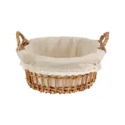 CESTO REDONDO 25 CM X 25 CM X 17 CM BOULE - FIBRA CLARA/ BEGE - Foto 1