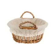 CESTO REDONDO 25 CM X 25 CM X 17 CM BOULE - FIBRA CLARA/ BEGE - Foto 3