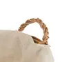 CESTO REDONDO 25 CM X 25 CM X 17 CM BOULE - FIBRA CLARA/ BEGE - Foto 4