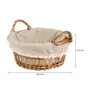 CESTO REDONDO 25 CM X 25 CM X 17 CM BOULE - FIBRA CLARA/ BEGE - Foto 6