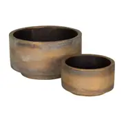 CACHEPÔ 10 CM BETON JOINT - OLD COPPER - Foto 3
