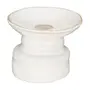CASTIÇAL 8 CM CHALEUR - BRANCO - Foto 1