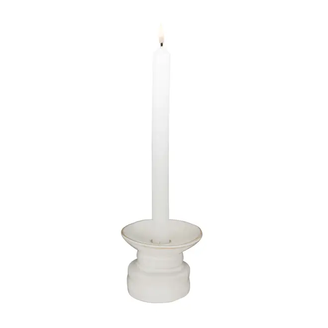CASTIÇAL 8 CM CHALEUR - BRANCO - Foto 2